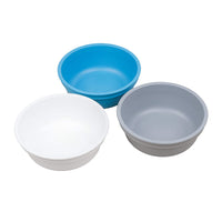 3pk 12 oz. Bowls, Made from Eco-Friendly Heavyweight Recycled Milk Jugs and Polypropylene, Made in USA - Eco Trade Company