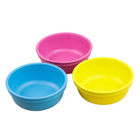 3pk 12 oz. Bowls, Made from Eco-Friendly Heavyweight Recycled Milk Jugs and Polypropylene, Made in USA - Eco Trade Company