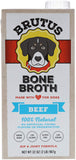 Brutus Bone Broth for Dogs, Natural, Glucosamine & Chondroitin for Healthy Joint, Hydrating Dog Food Topper for All Ages, Made in USA - Eco Trade Company