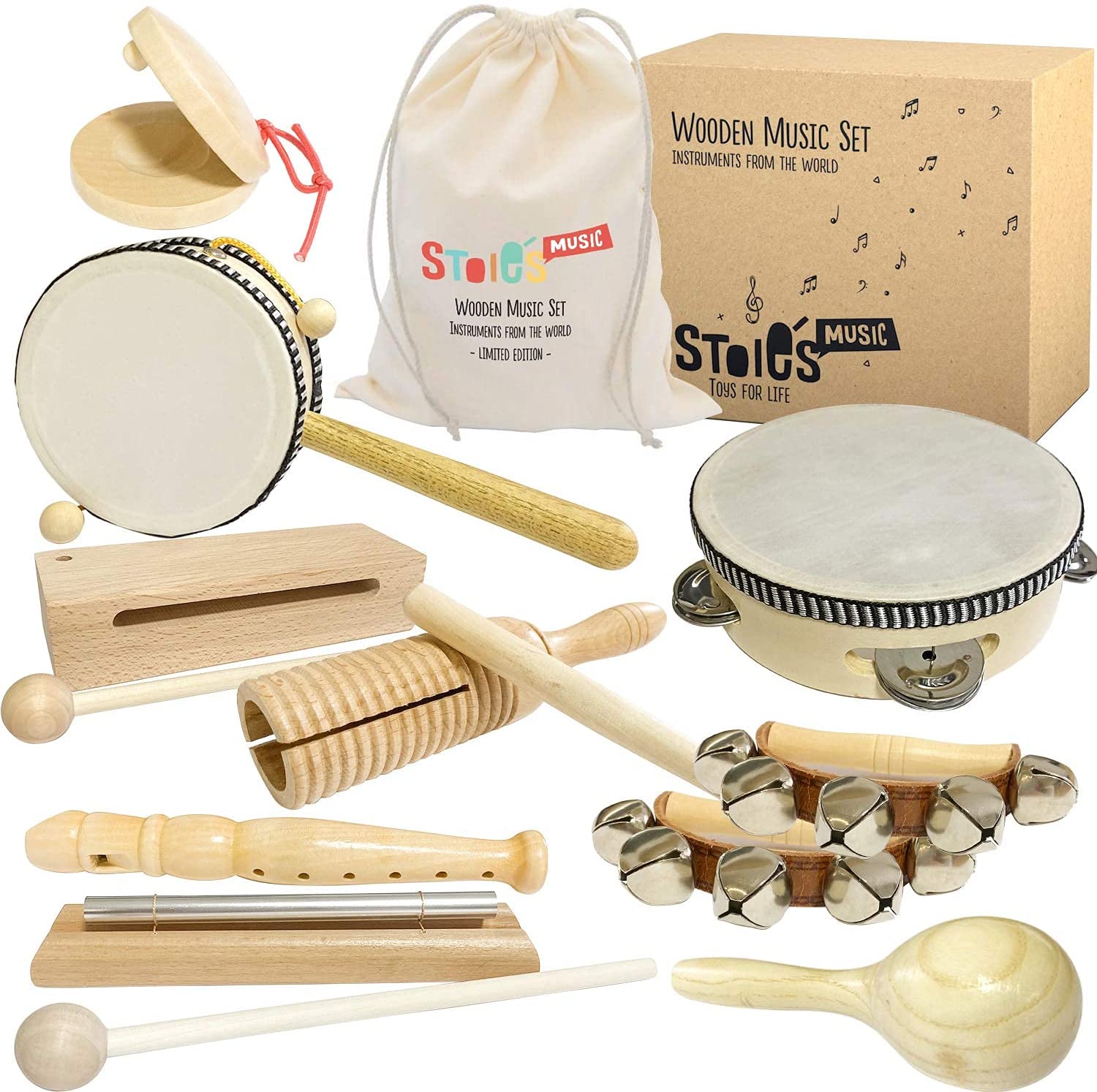 Jouets instruments de musique 'Set Percussions' HABA®, Ekobutiks® - ma  boutique écologique
