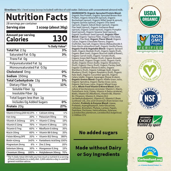 Raw Organic Meal Replacement Shakes Chocolate Plant Based Vegan Raw organic meal replacement shakes chocolate plant based vegan