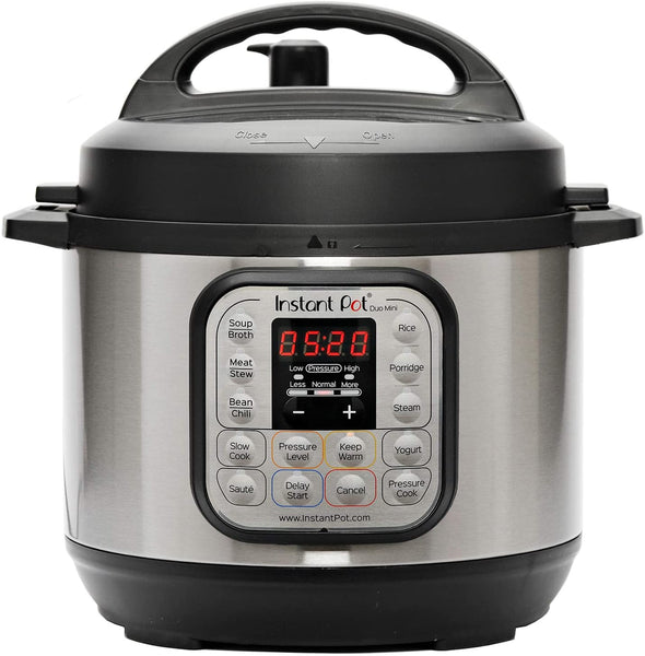 Instant Pot Duo Mini 7-in-1 Electric Pressure Cooker, Sterilizer, Slow  Cooker, Rice Cooker, Steamer, Saute, Yogurt Maker, and Warmer, 3 Quart, 11
