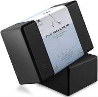 Premium Yoga Block Set of 2, 4 Inch Thick Foam Brick - Eco Trade Company