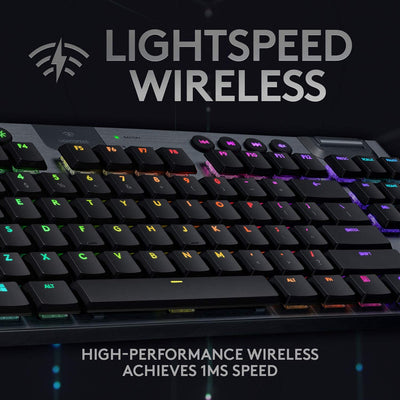 Lightspeed Wireless RGB Mechanical Gaming Keyboard, Low Profile Switch Options, Lightsync RGB, Advanced Wireless and Bluetooth Support - Eco Trade Company