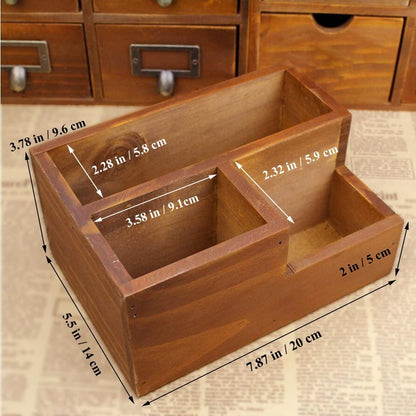Desktop Archiefkast Organisatoren, Massief Houten Desktop Archiefkast Organisatoren, Massief Houten