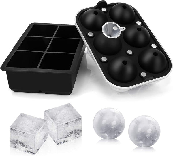 Ice ball maker Round Ice Cube Tray Freezer Chilling Flexible Trays Sphere  ice Cube Mould