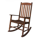 Outdoor Wood Porch Rocking Chair, Weather Resistant Finish - Eco Trade Company