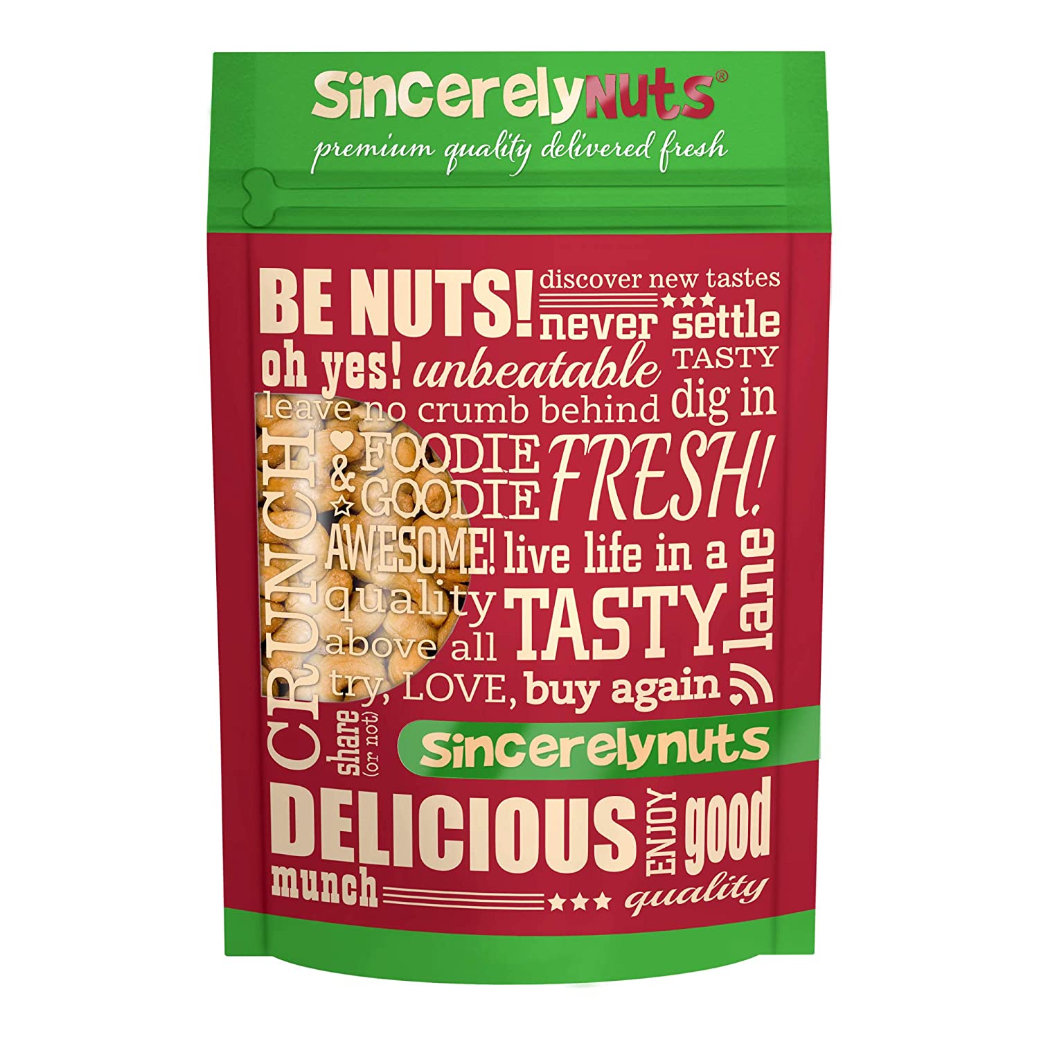 Sincerely Nuts – Whole Cashews Roasted and Unsalted - Eco Trade Company