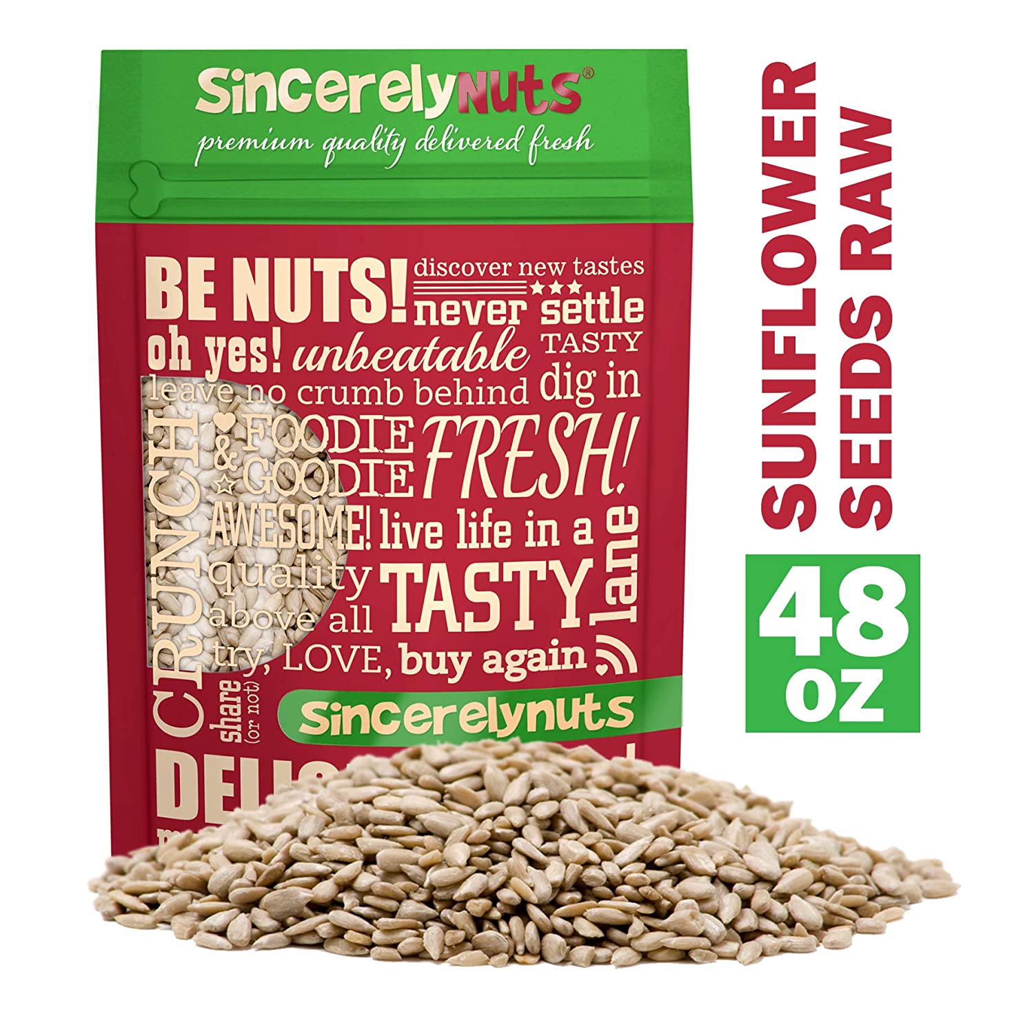 Sincerely Nuts Sunflower Seed Kernels Raw (No Shell) - Eco Trade Company