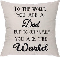 The World Father's Day Pillow Covers - Eco Trade Company