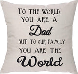 The World Father's Day Pillow Covers - Eco Trade Company