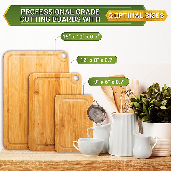Up To 57% Off on Organic Bamboo Cutting Board