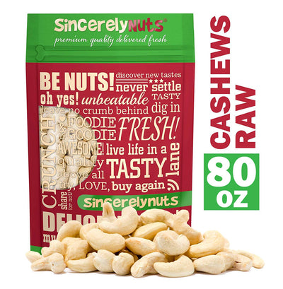 Sincerely Nuts Raw Cashews Whole & Unsalted No Shell - Eco Trade Company