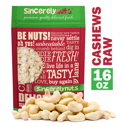 Sincerely Nuts Raw Cashews Whole & Unsalted No Shell - Eco Trade Company