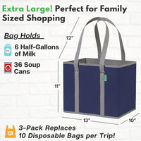 Reusable Grocery Shopping Box Bags - Eco Trade Company