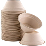 Biodegradable Disposable Pet Bowls Bulk 8 Oz Germ-Free, Non-Toxic Leakproof and Allergen-Free - Eco Trade Company