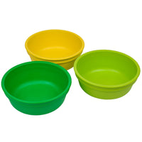 3pk 12 oz. Bowls, Made from Eco-Friendly Heavyweight Recycled Milk Jugs and Polypropylene, Made in USA - Eco Trade Company