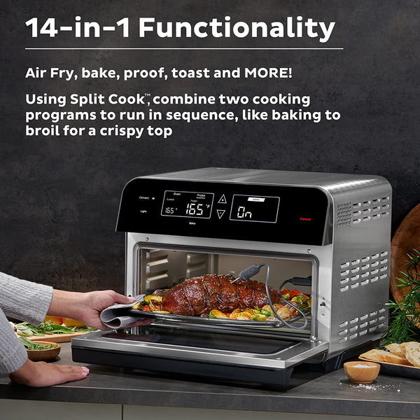 Toaster Oven Air Fryer Combo, 12-in-1 Air Fryer Oven with