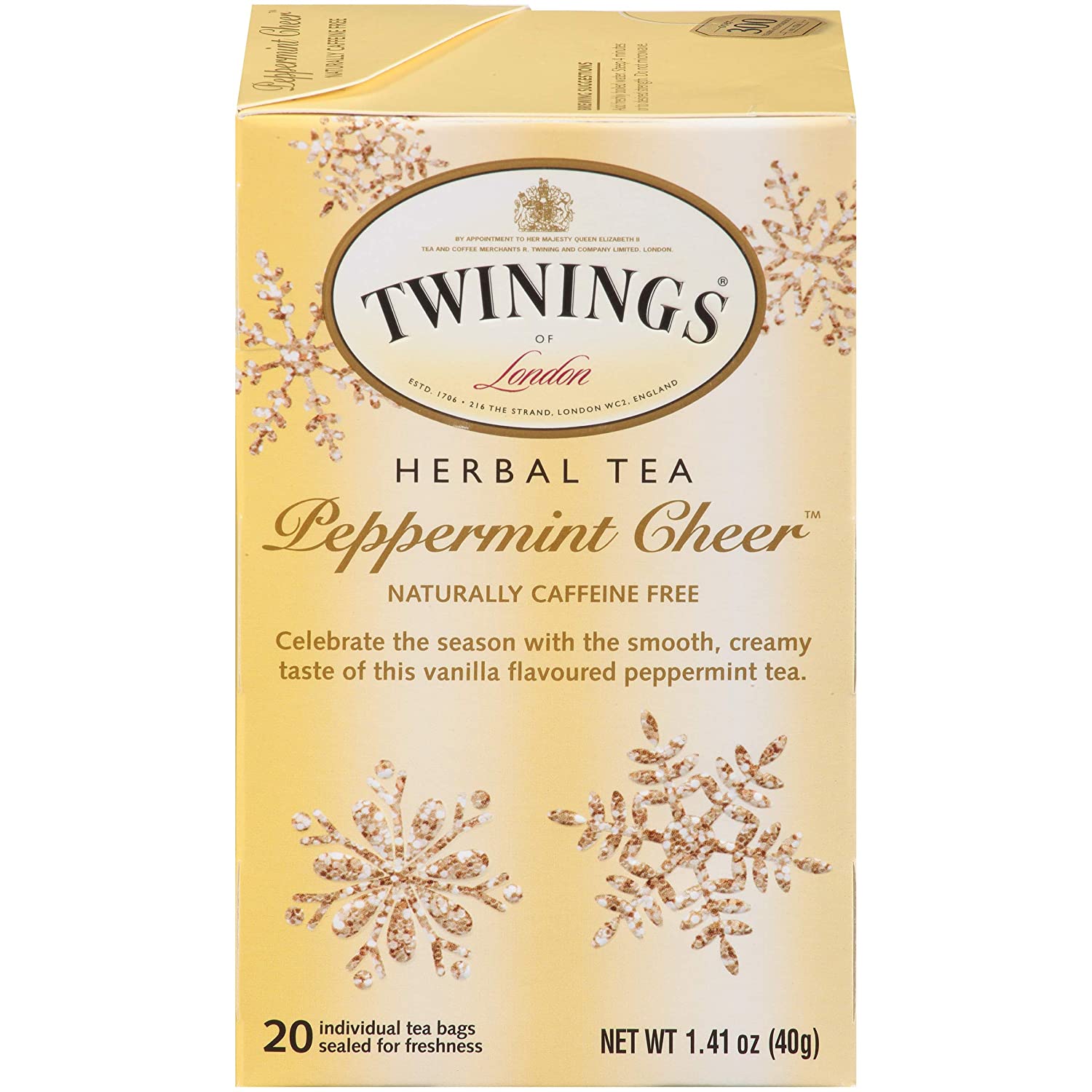 Holiday Variety Tea Bag Pack, Peppermint Cheer, Holiday Berry, Christmas Tea, Winter Spice, 20 Count, Pack of 4 - Eco Trade Company