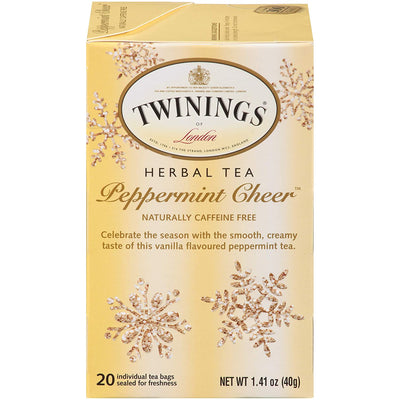Holiday Variety Tea Bag Pack, Peppermint Cheer, Holiday Berry, Christmas Tea, Winter Spice, 20 Count, Pack of 4 - Eco Trade Company