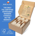 Disposable Wooden Forks, Spoons, Knives - Alternative to Plastic Cutlery - Eco Biodegradable - Eco Trade Company