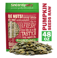 Sincerely Nuts - Raw Shelled Pepitas Pumpkin Seeds (Unsalted) - Eco Trade Company