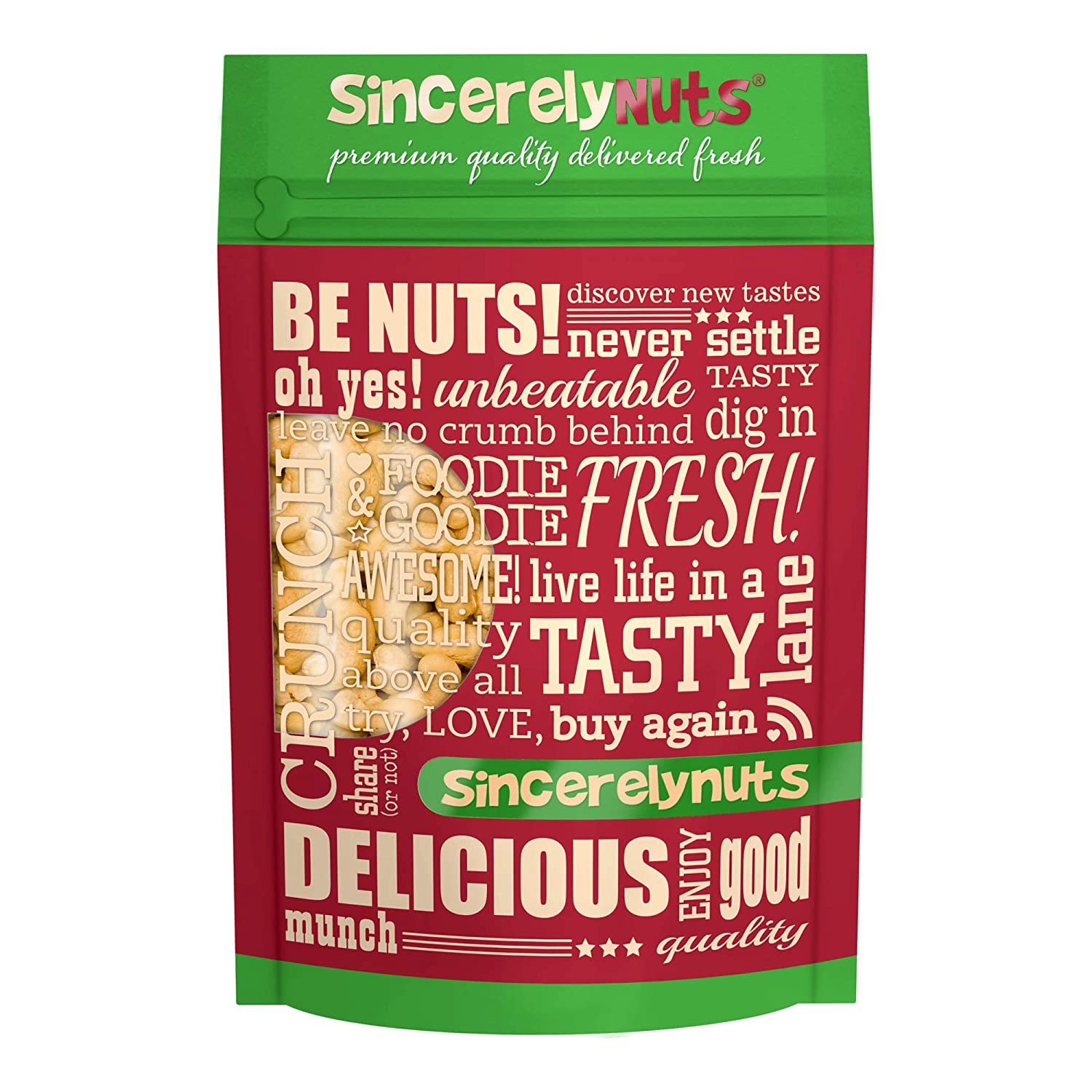 Sincerely Nuts Raw Cashews Whole & Unsalted No Shell - Eco Trade Company