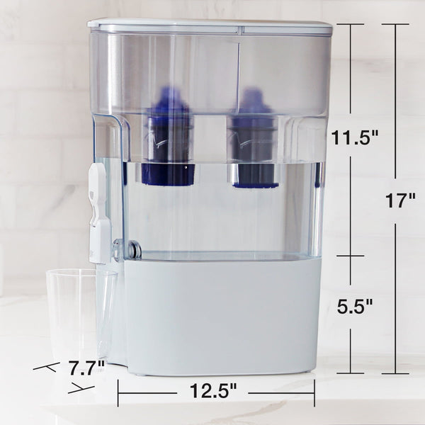 Extra Large Water Dispenser Filtration System with 2 Filters
