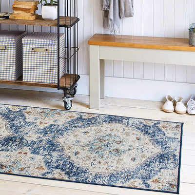 Machine Washable Rug - Stain Resistant, Non-Shed - Eco-Friendly, Non-Slip, Family & Pet Friendly - Made from Premium Recycled Fibers - Eco Trade Company
