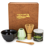 Matcha Tea Gift Set - Matcha Tea Ceremony Set by Matcha DNA (Black Matcha Gift Set) - Eco Trade Company