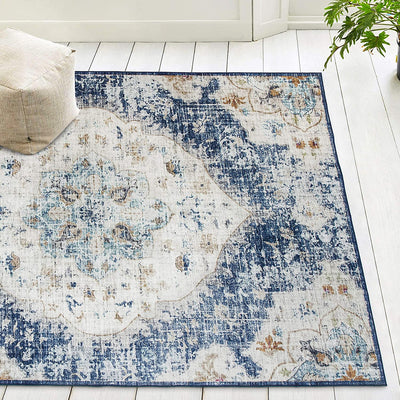 Machine Washable Rug - Stain Resistant, Non-Shed - Eco-Friendly, Non-Slip, Family & Pet Friendly - Made from Premium Recycled Fibers - Eco Trade Company