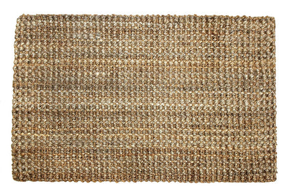 Jute Area Rug Hand Woven by Skilled Artisans, 100% Natural - Eco Trade Company