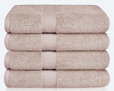 Bamboo Cotton Bath Towels - Natural, Ultra Absorbent and Eco-Friendly 30" X 52" - Eco Trade Company