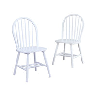 Solid Wood Dining Chairs, Set of 2 - Eco Trade Company