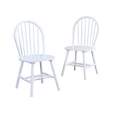 Solid Wood Dining Chairs, Set of 2 - Eco Trade Company